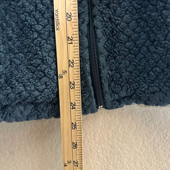 Columbia Beech Forest Fleece Jacket Women L Green Sherpa Winter Tech Outerwear - Picture 6 of 13